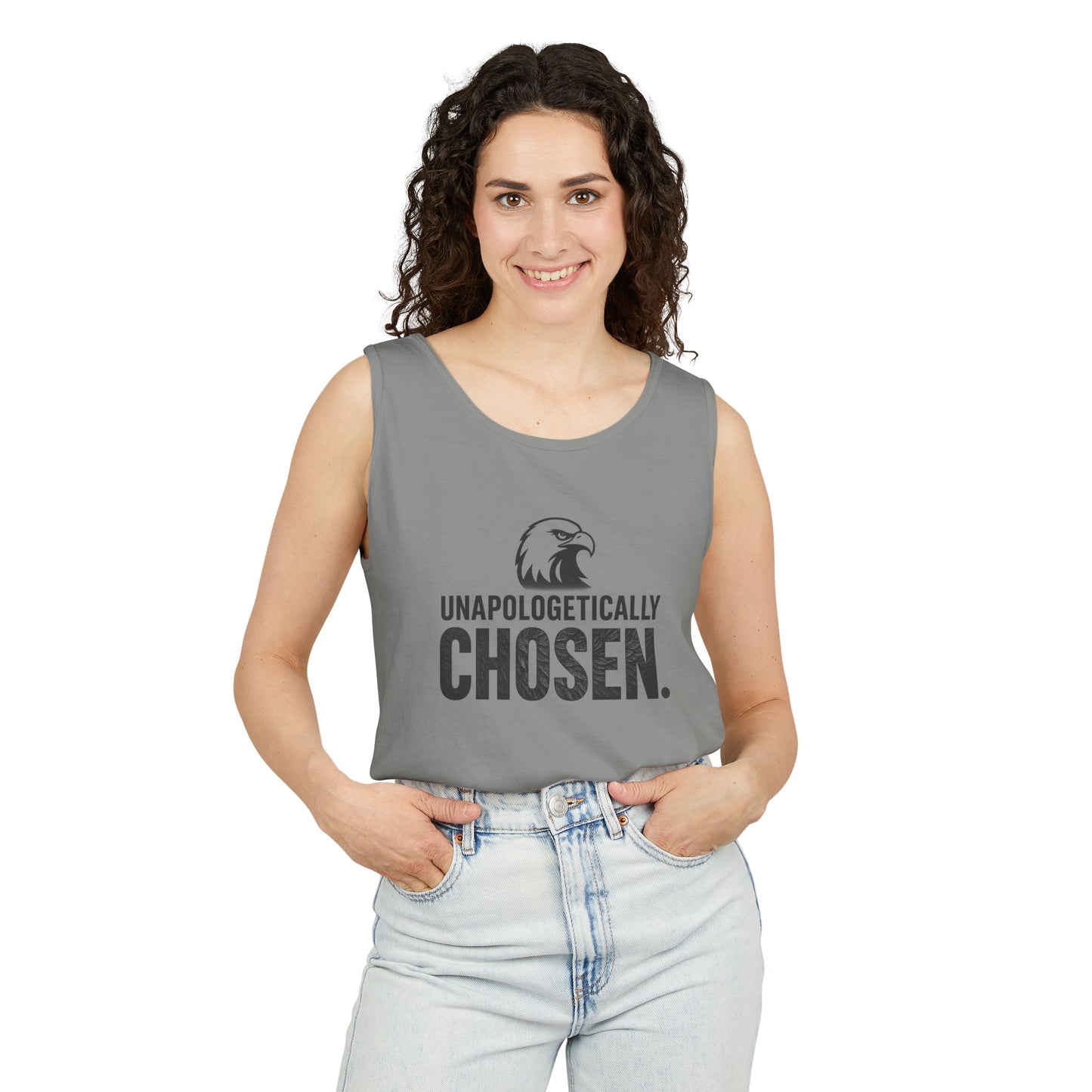 UC Unisex Garment-Dyed Tank Top, Summer Style, Casual Wear, Gifts for Him, Athleisure, Relaxed Fit