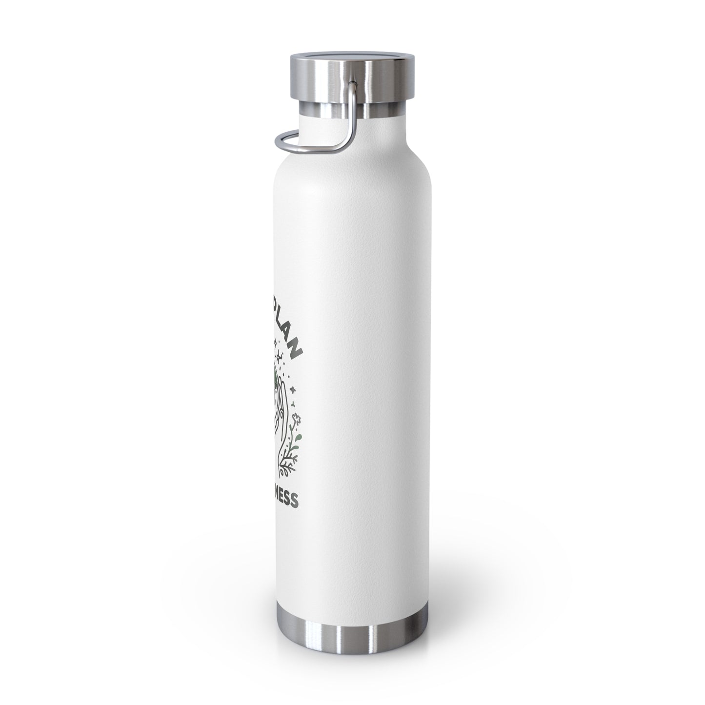 God's Plan Insulated Water Bottle – Copper Vacuum 22oz Stainless Steel Bottle for Hot & Cold Drinks