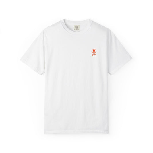 Good Vibes Alpha Orange Unisex Garment-Dyed T-Shirt – Casual Everyday Fit, Streetwear Vibes, Soft Cotton