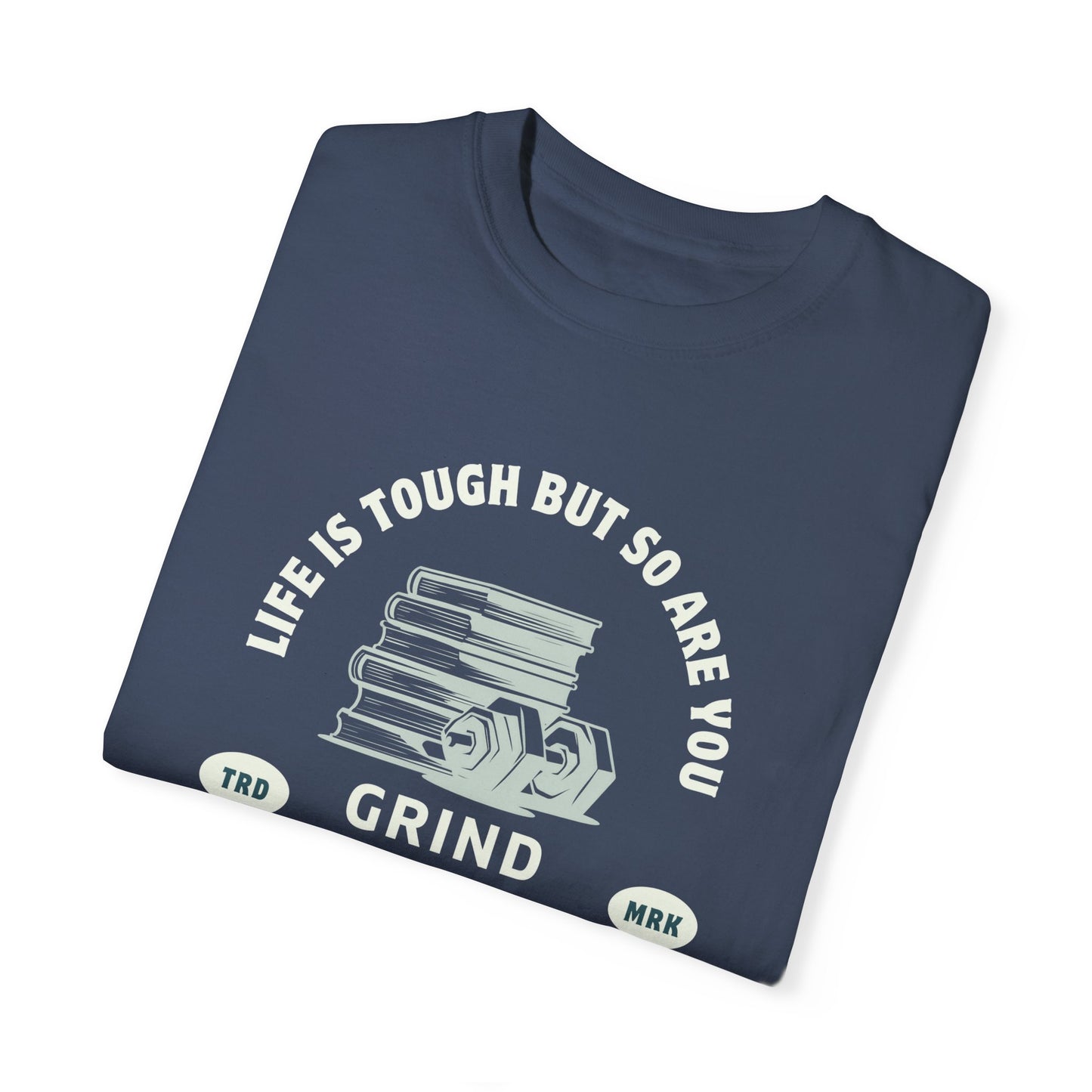 Grind & Grace Unisex Garment-Dyed T-Shirt – Soft, Durable & Comfortable Everyday Wear