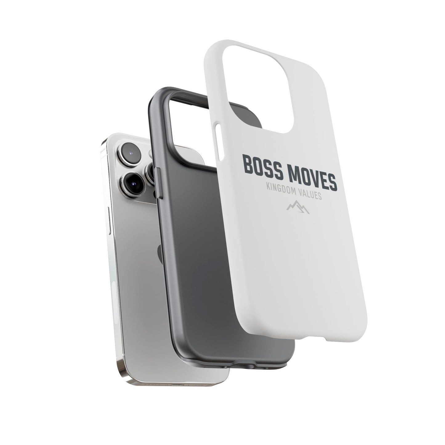Boss Moves Phone Case - Kingdom Values Design for iPhone 12 to iPhone 16