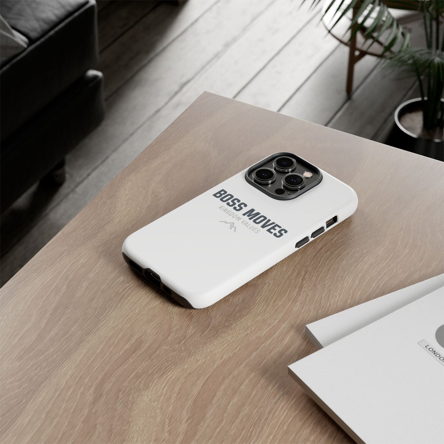 Boss Moves Phone Case - Kingdom Values Design for iPhone 12 to iPhone 16