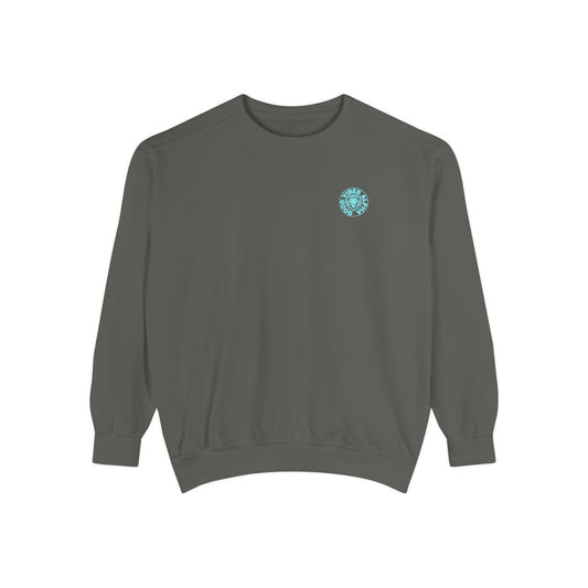Greatness (Aqua) Unisex Heavyweight Sweatshirt , Soft, Warm & Durable for Everyday Comfort