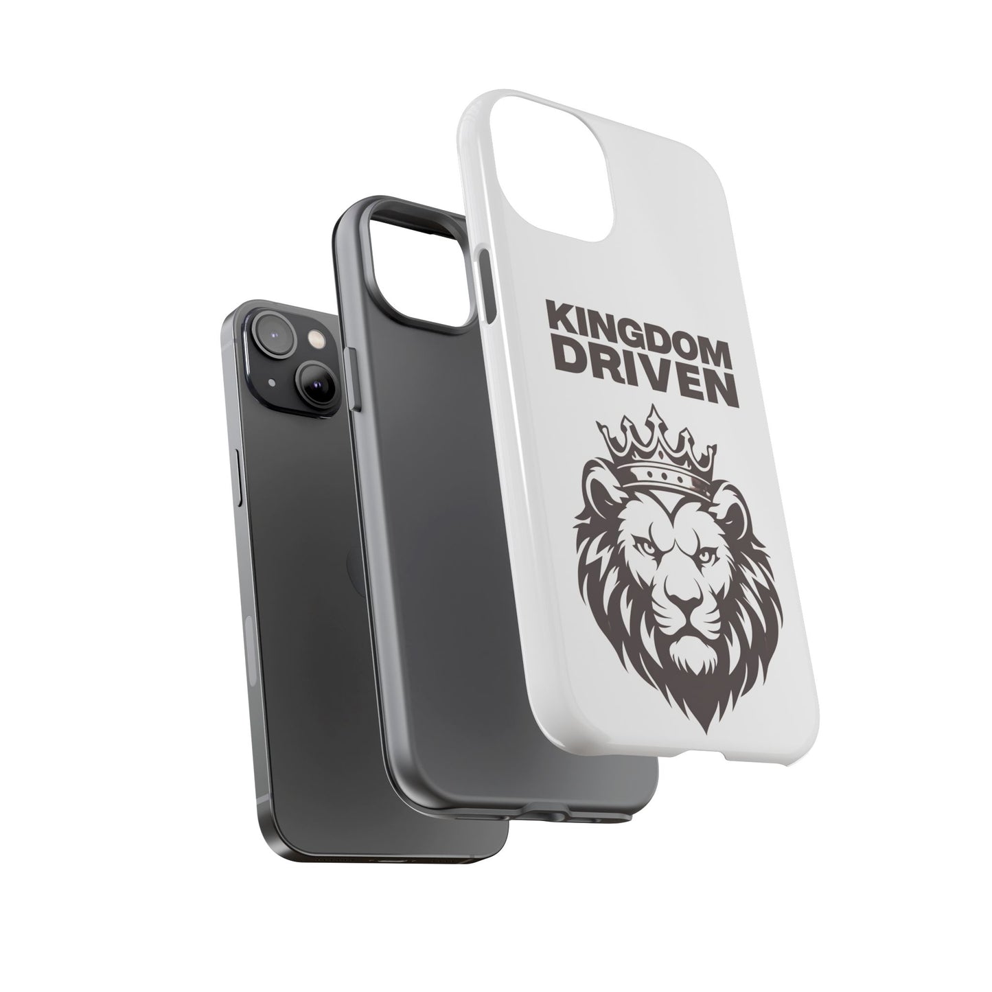 Kingdom Driven Phone Case - Lion Crown Design for iPhone 12 to iPhone 16