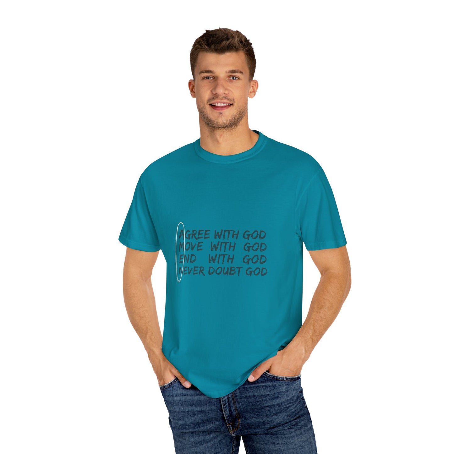 A.M.E.N. Unisex Garment-Dyed T-Shirt – Soft, Durable & Comfortable Everyday Wear