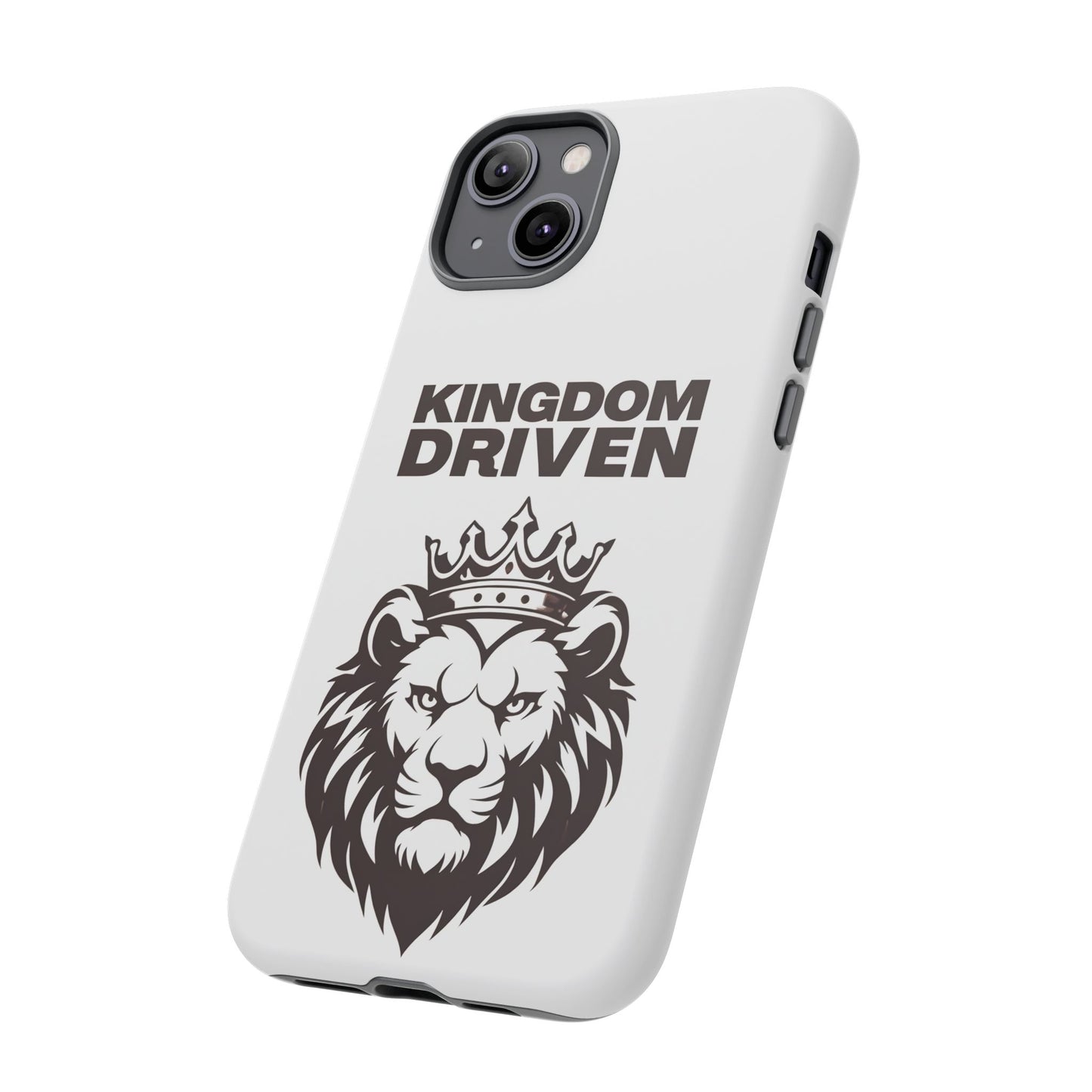 Kingdom Driven Phone Case - Lion Crown Design for iPhone 12 to iPhone 16