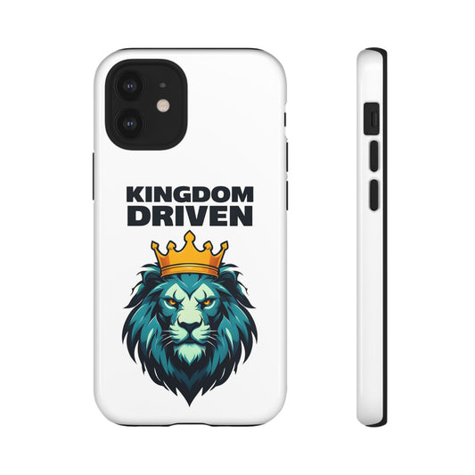 Kingdom Driven Phone Case - Lion Crown Design for iPhone 12 to iPhone 16