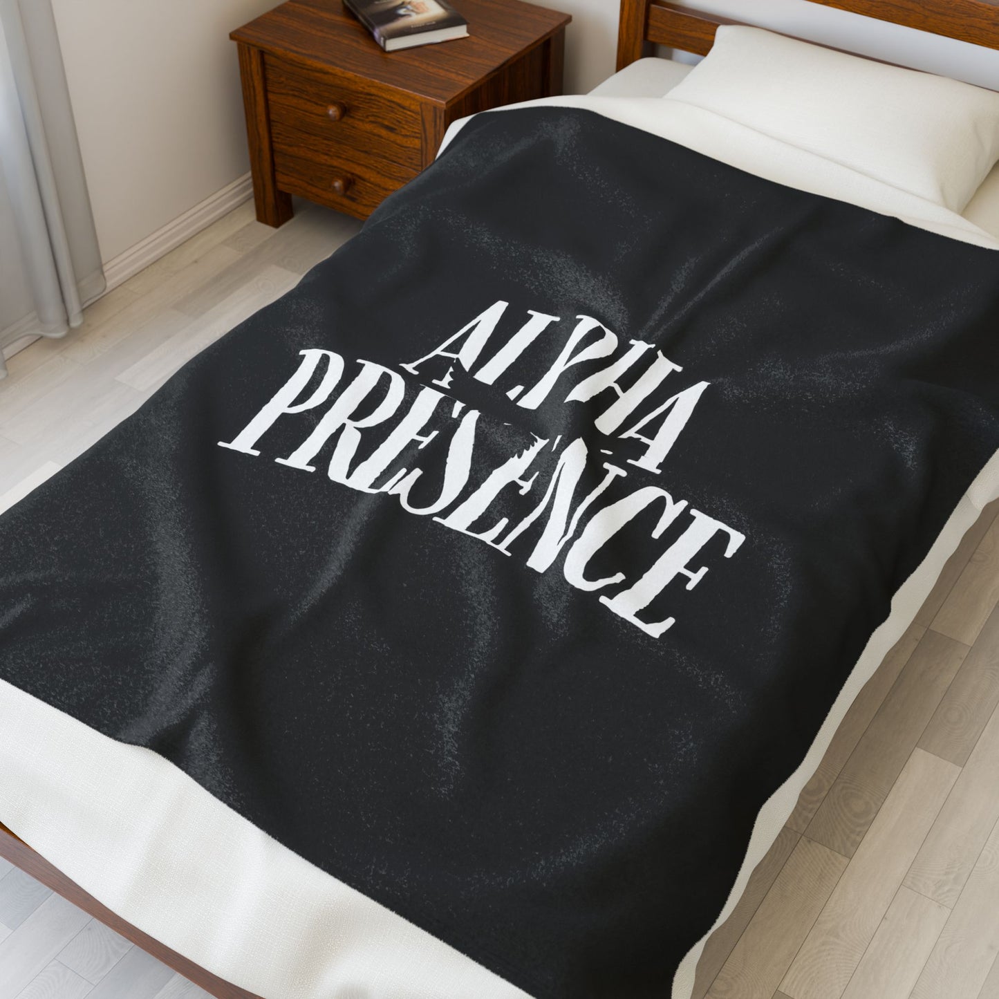 Alpha Presence Plush Blanket (WOB) | Cozy Home Decor, Relaxation Blanket