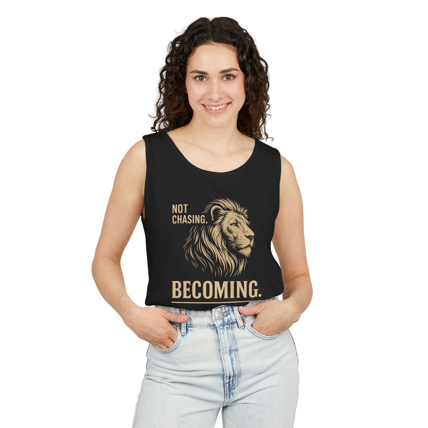 NCB Unisex Garment-Dyed Tank Top, Summer Style, Casual Wear, Gifts for Him, Athleisure, Relaxed Fit