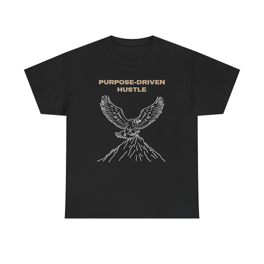 Purpose-Driven Hustle Tee – Unisex Heavy Cotton, 100% Cotton, Classic Fit