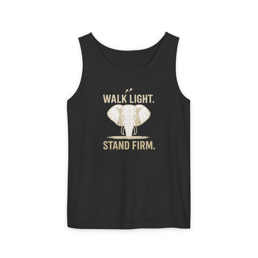 WLSF Unisex Garment-Dyed Tank Top, Summer Style, Casual Wear, Gifts for Him, Athleisure, Relaxed Fit