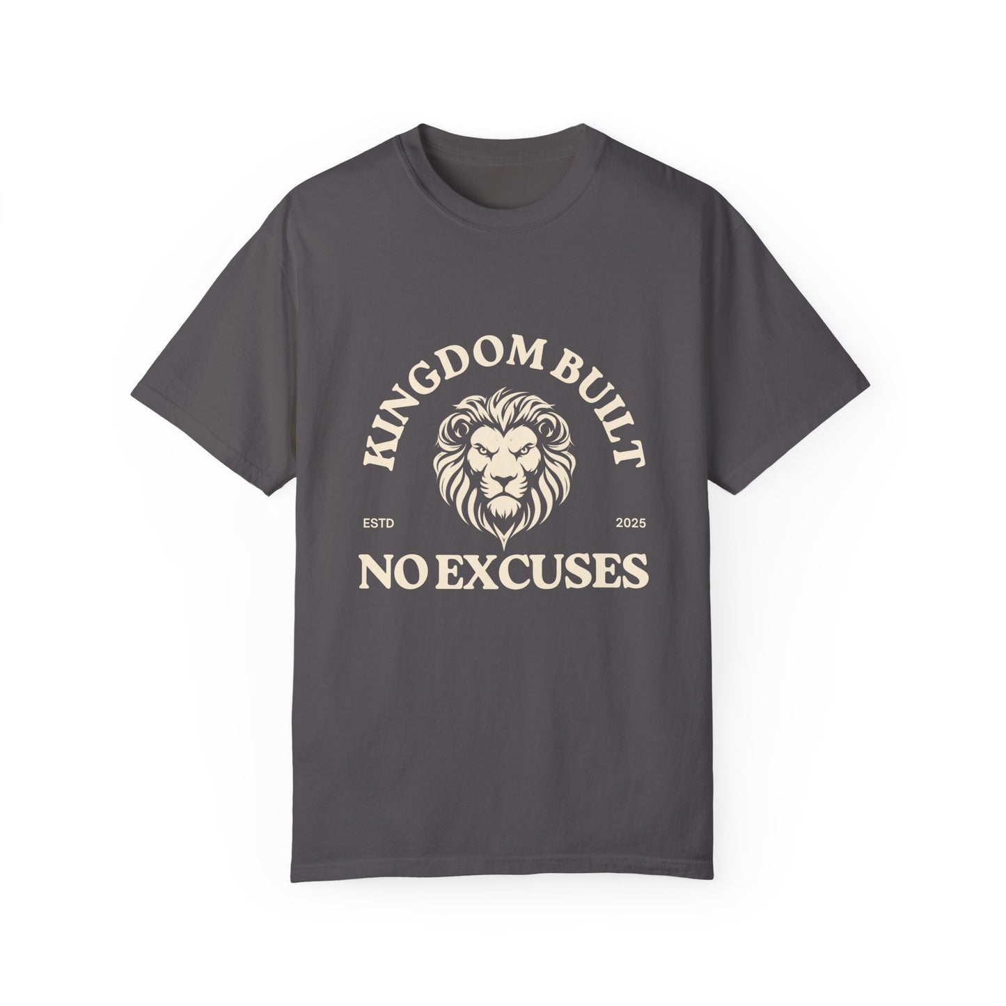 Kingdom Built Unisex Garment-Dyed T-Shirt – Soft, Durable & Comfortable Everyday Wear