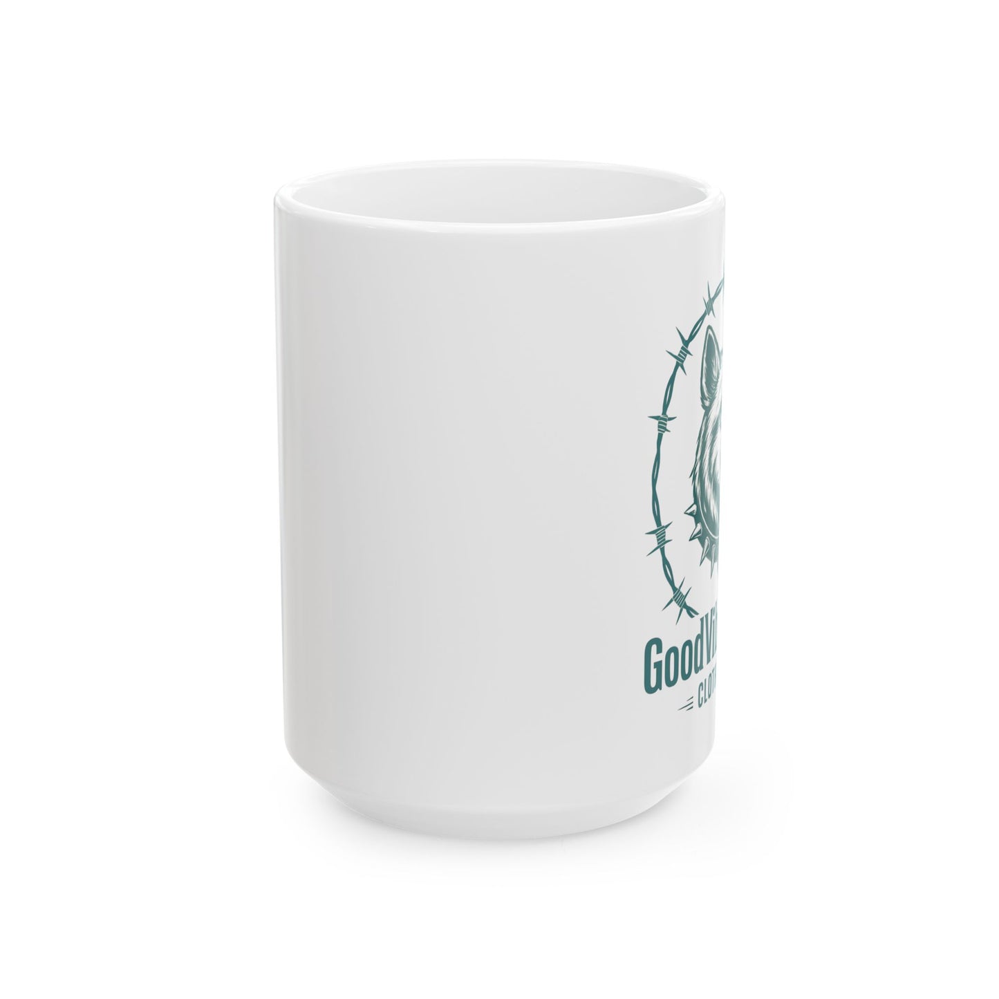 Ceramic Coffee Mug, GVA Wolf (TOW) | Gift for Coffee Lovers,  Office Decor,