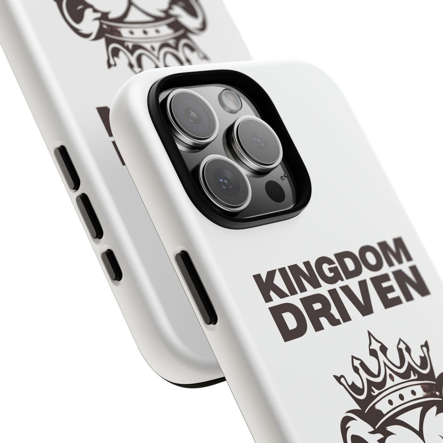 Kingdom Driven Phone Case - Lion Crown Design for iPhone 12 to iPhone 16