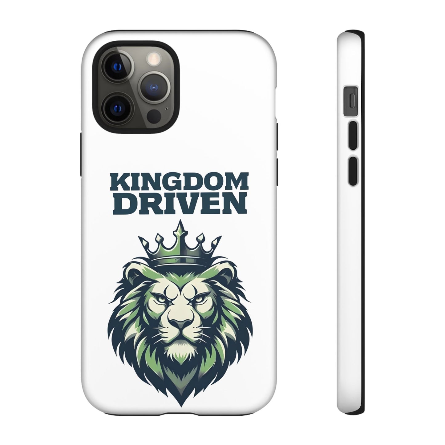 Kingdom Driven Phone Case - Lion Crown Design for iPhone 12 to iPhone 16