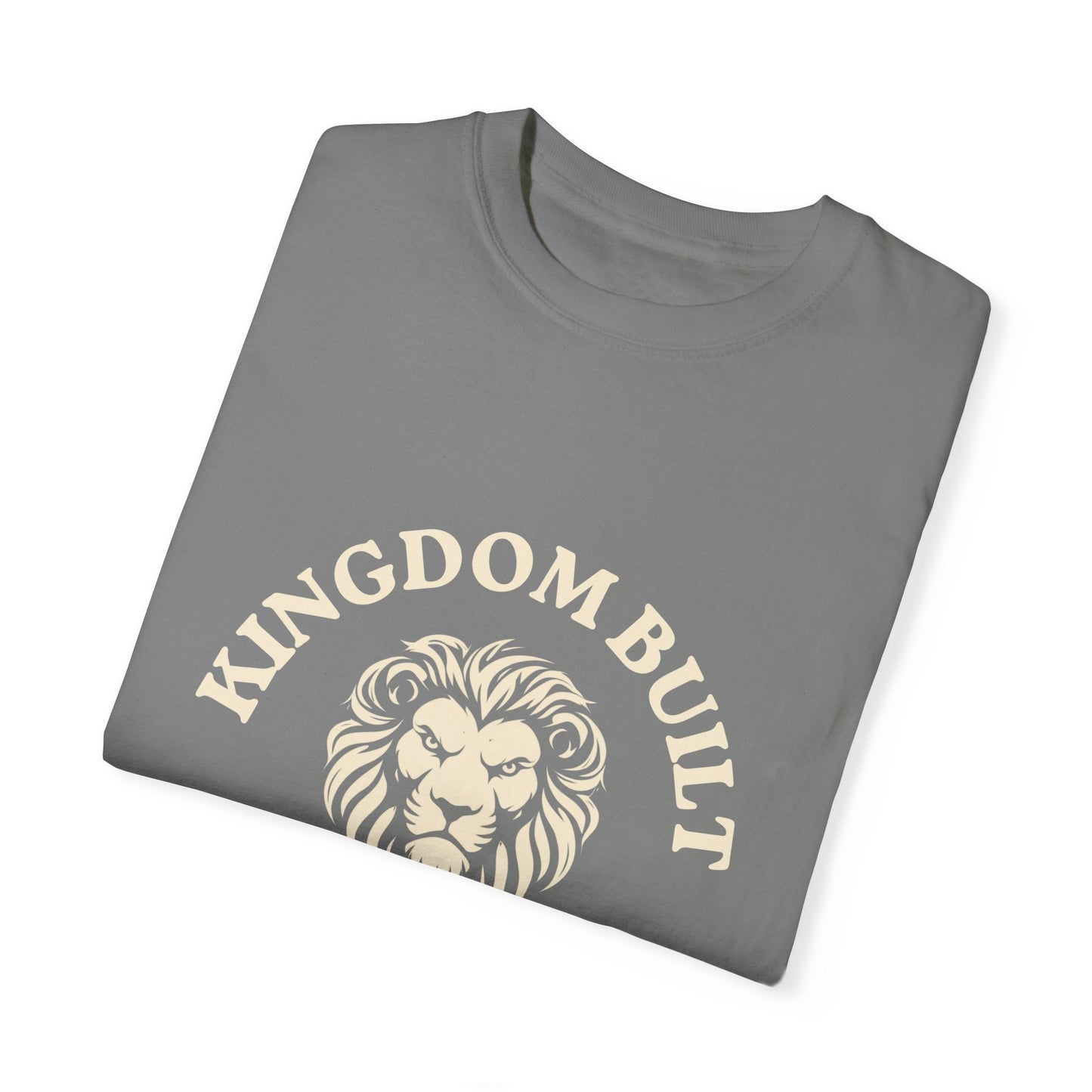 Kingdom Built Unisex Garment-Dyed T-Shirt – Soft, Durable & Comfortable Everyday Wear