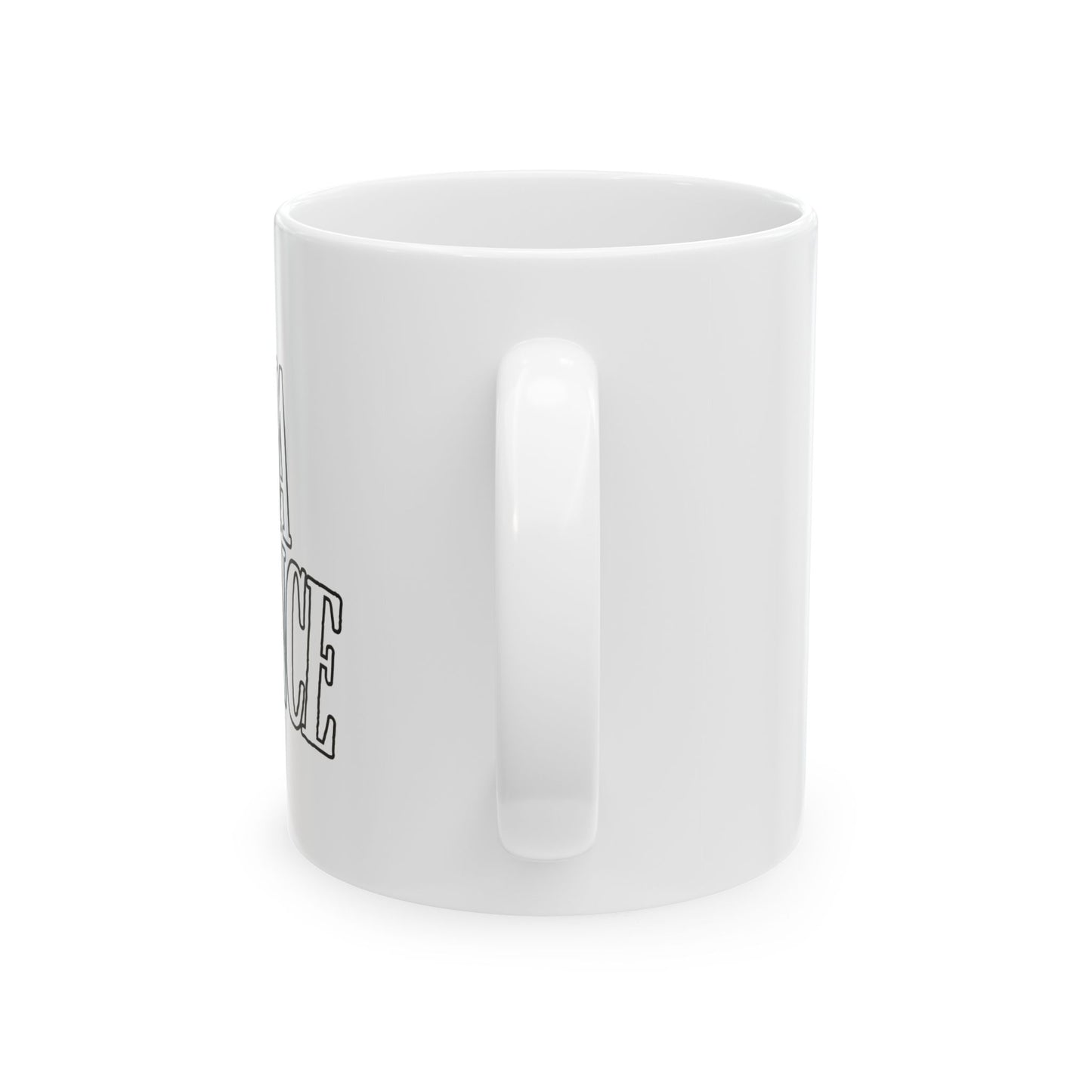 Ceramic Coffee Mug, Alpha Presence (TOW) | Gift for Coffee Lovers,  Office Decor,