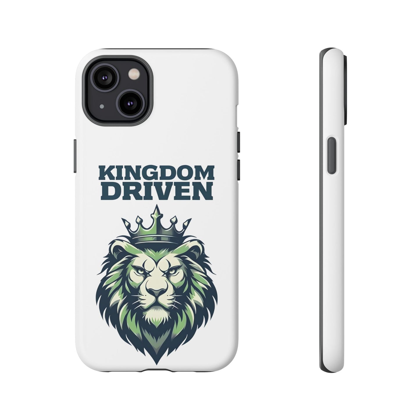 Kingdom Driven Phone Case - Lion Crown Design for iPhone 12 to iPhone 16