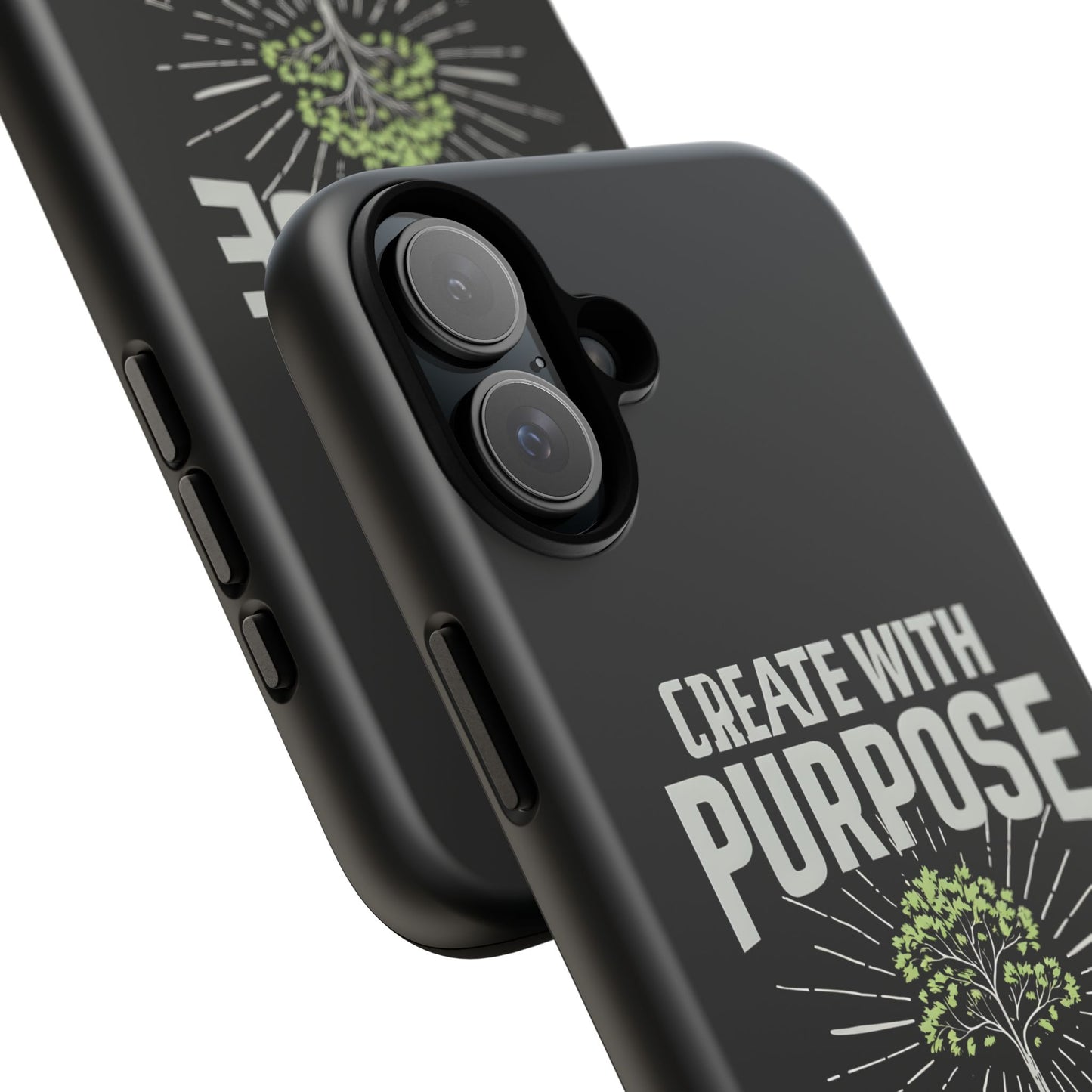 Create with Purpose Phone Case - Inspirational Design for iPhone 12 to iPhone 16