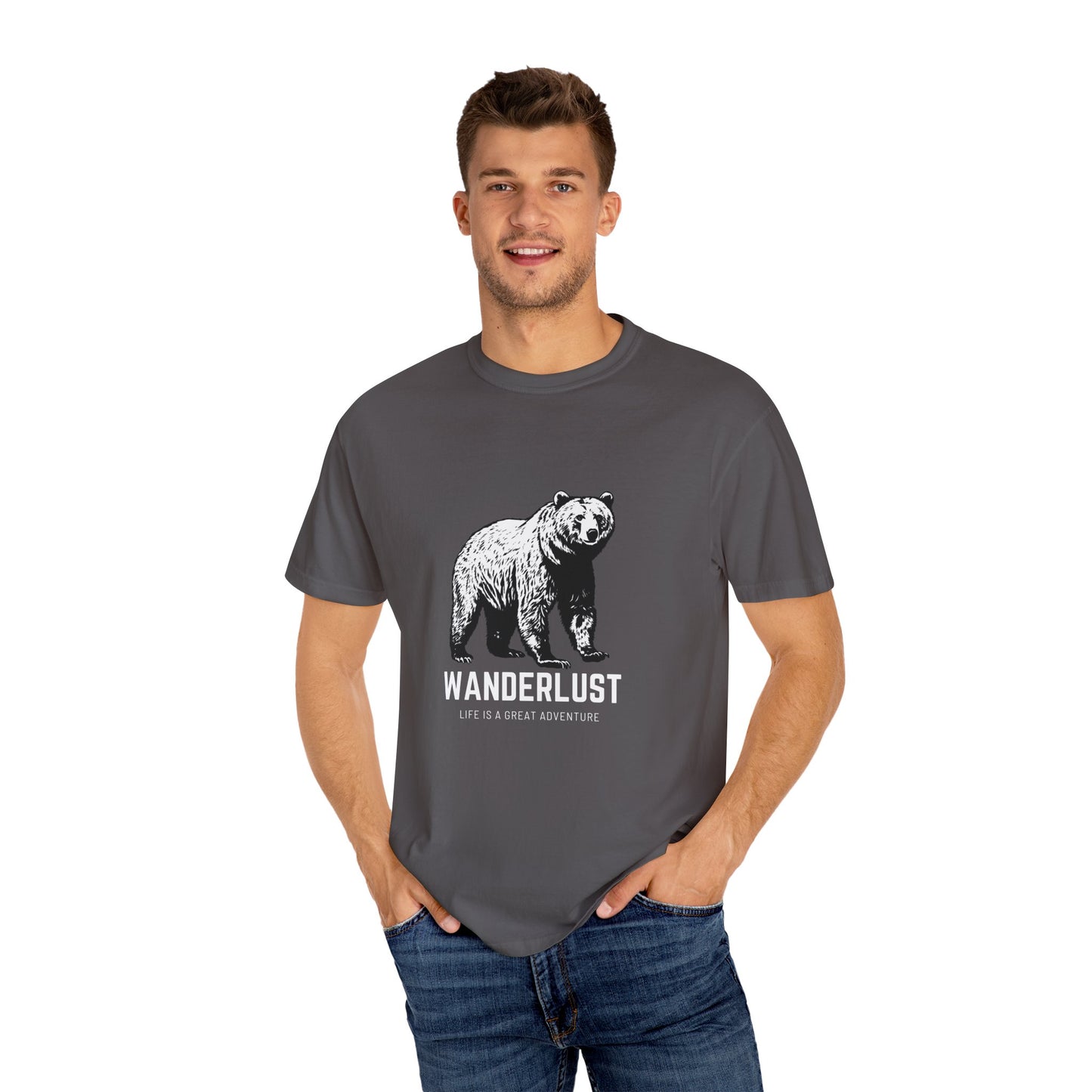 Wanderlust Unisex Garment-Dyed T-Shirt – Soft, Durable & Comfortable Everyday Wear