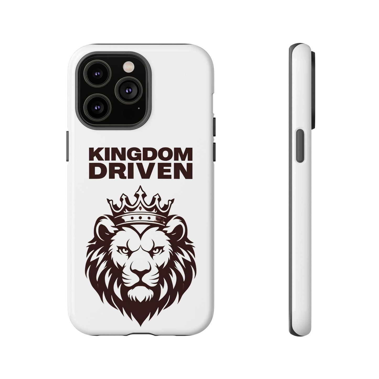 Kingdom Driven Phone Case - Lion Crown Design for iPhone 12 to iPhone 16