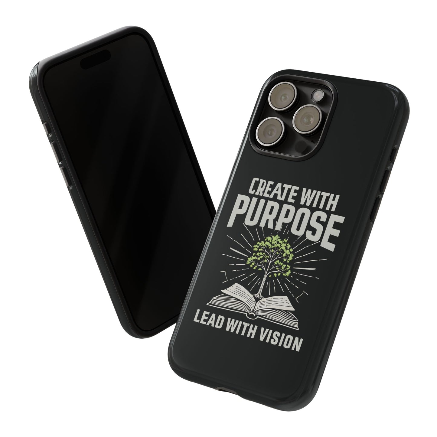 Create with Purpose Phone Case - Inspirational Design for iPhone 12 to iPhone 16