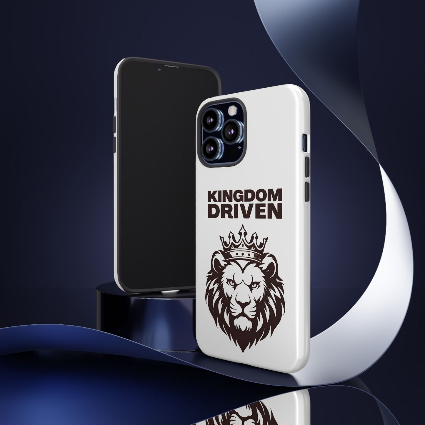 Kingdom Driven Phone Case - Lion Crown Design for iPhone 12 to iPhone 16