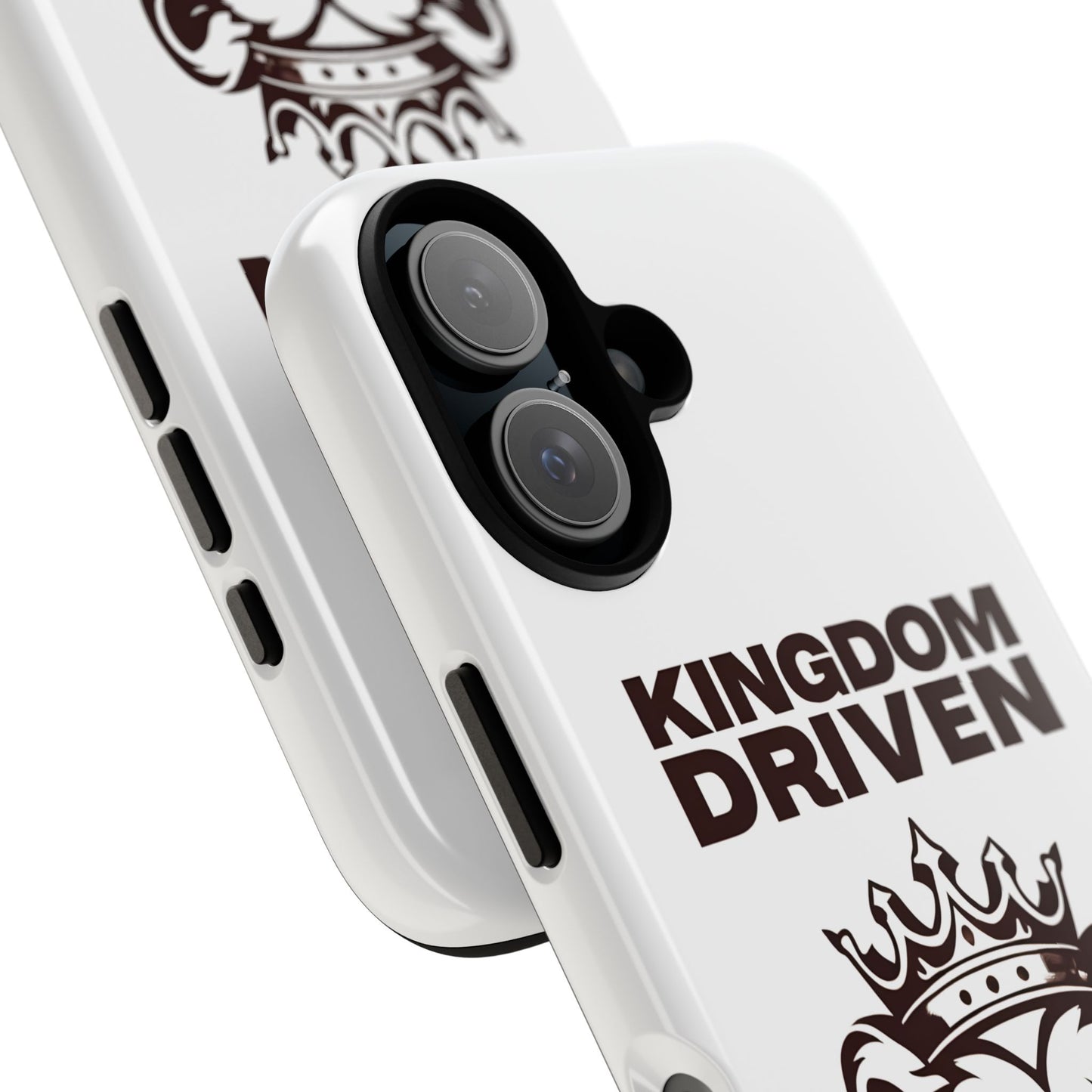 Kingdom Driven Phone Case - Lion Crown Design for iPhone 12 to iPhone 16