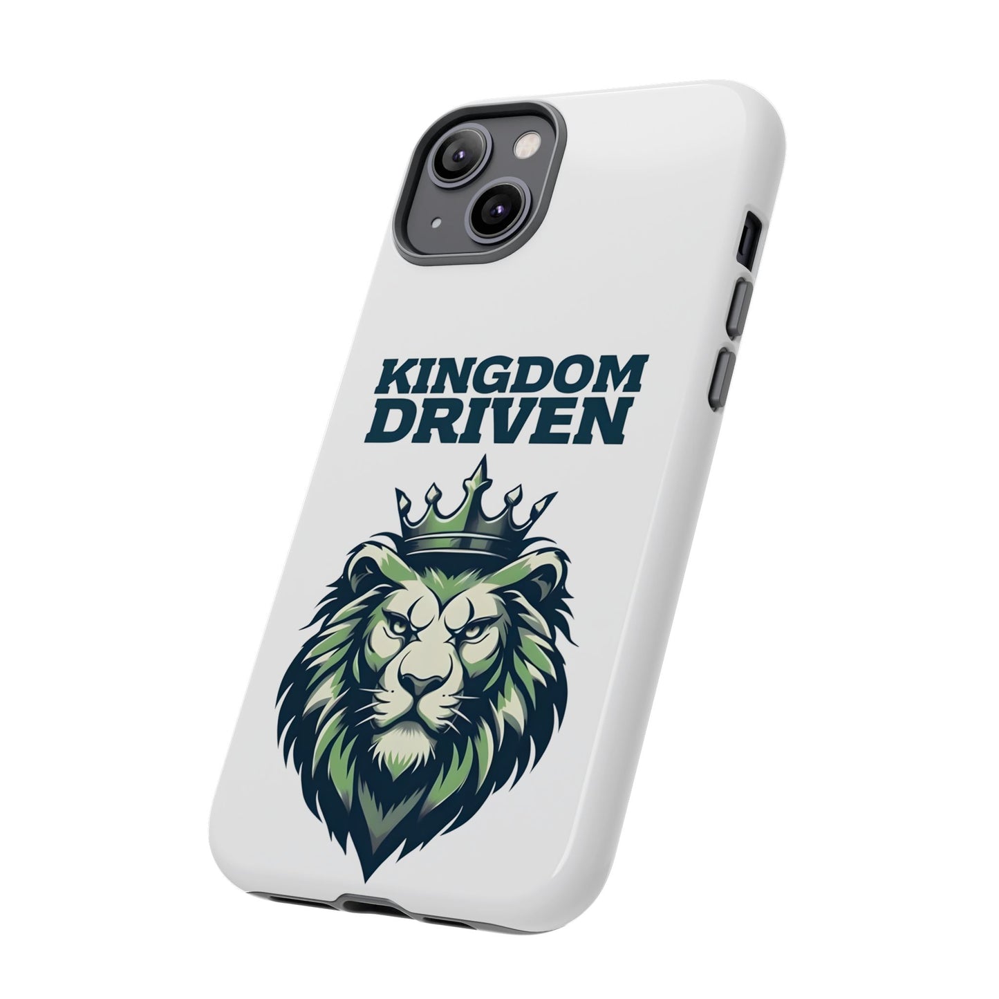 Kingdom Driven Phone Case - Lion Crown Design for iPhone 12 to iPhone 16
