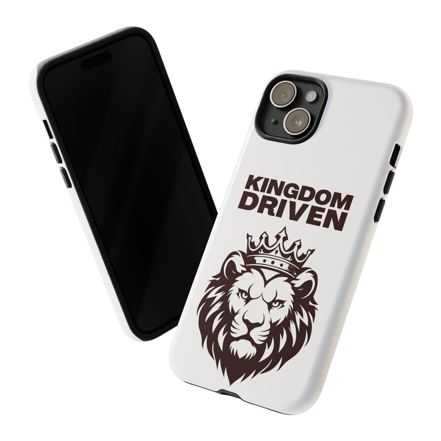 Kingdom Driven Phone Case - Lion Crown Design for iPhone 12 to iPhone 16