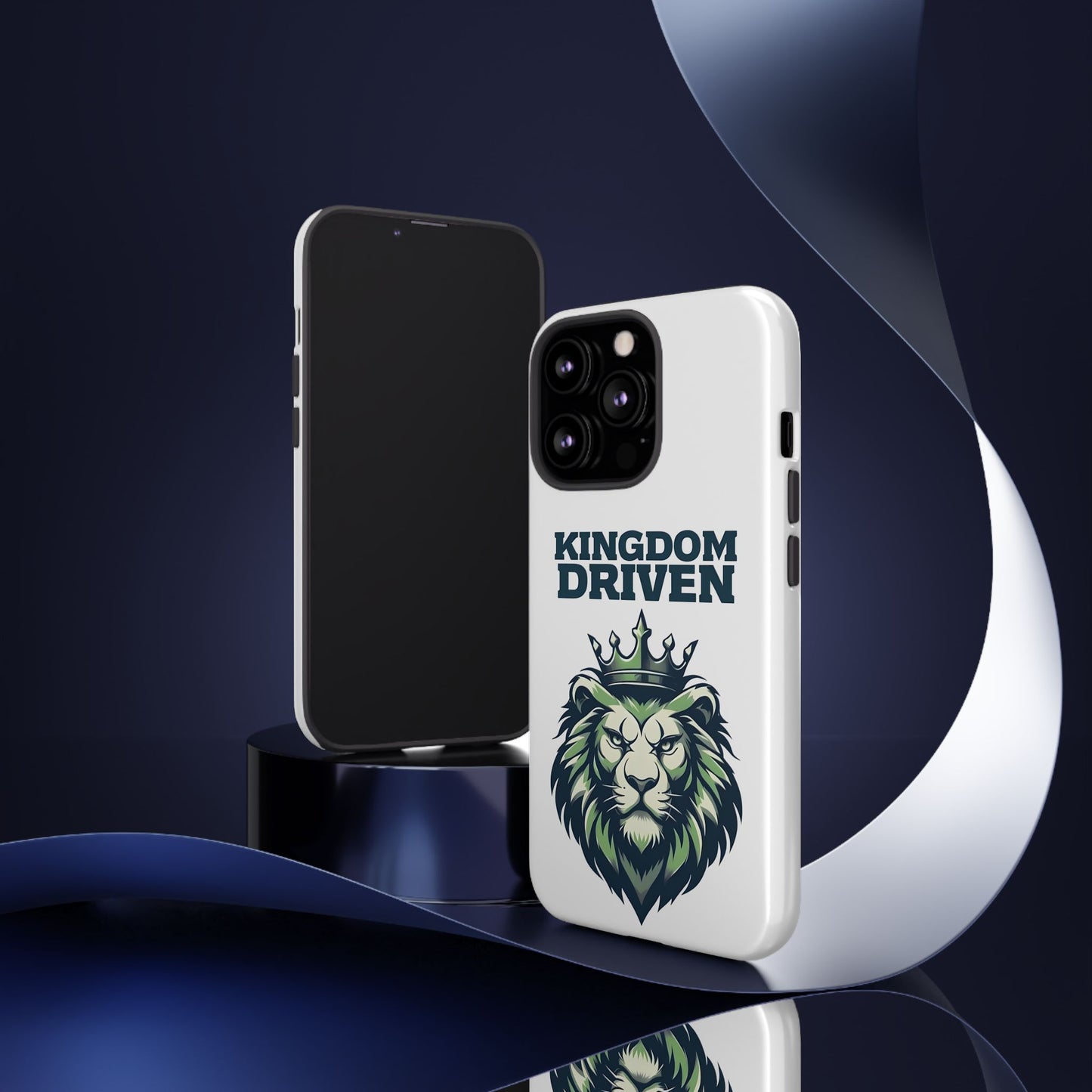 Kingdom Driven Phone Case - Lion Crown Design for iPhone 12 to iPhone 16