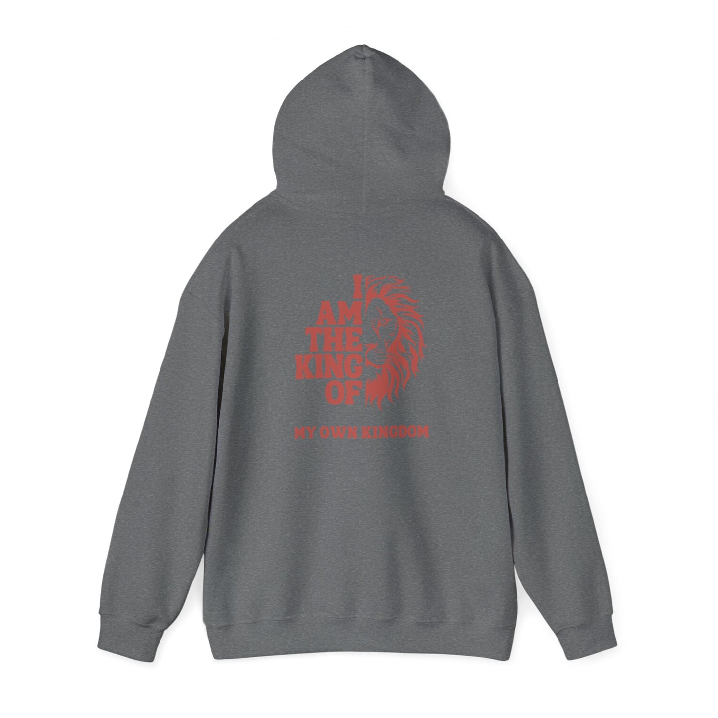 King Design Unisex Heavy Blend Hoodie – Soft Fleece, Warm & Durable for Everyday Wear