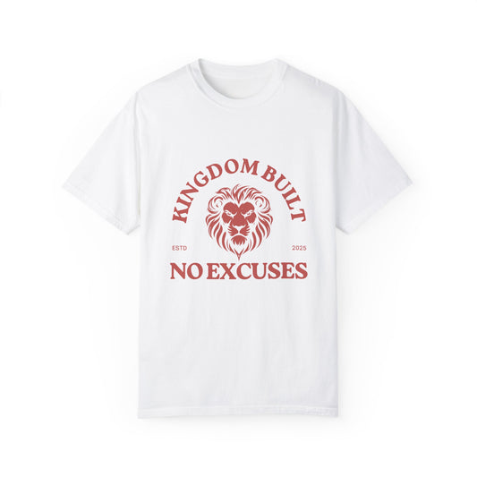 Kingdom Built Unisex Garment-Dyed T-Shirt – Soft, Durable & Comfortable Everyday Wear