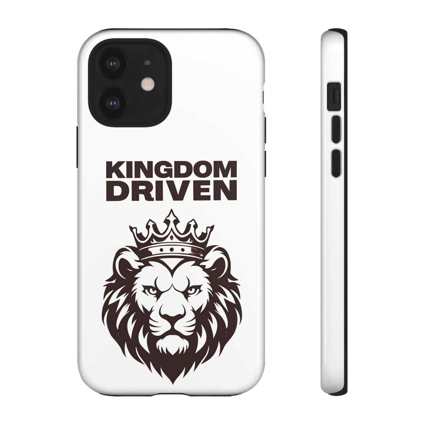 Kingdom Driven Phone Case - Lion Crown Design for iPhone 12 to iPhone 16