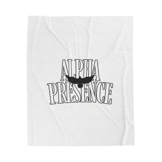 Alpha Presence Plush Blanket (WOW) | Cozy Home Decor, Relaxation Blanket