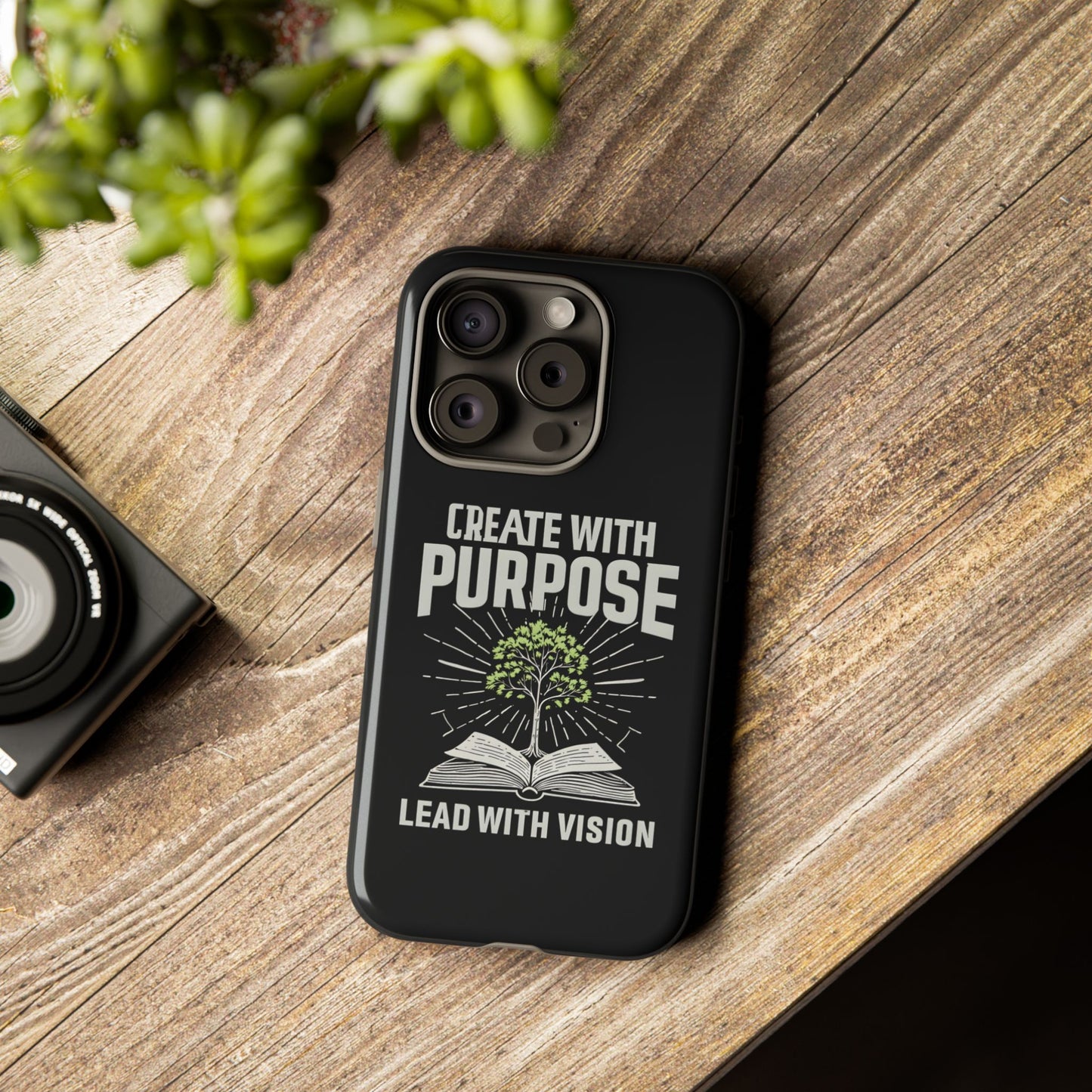 Create with Purpose Phone Case - Inspirational Design for iPhone 12 to iPhone 16