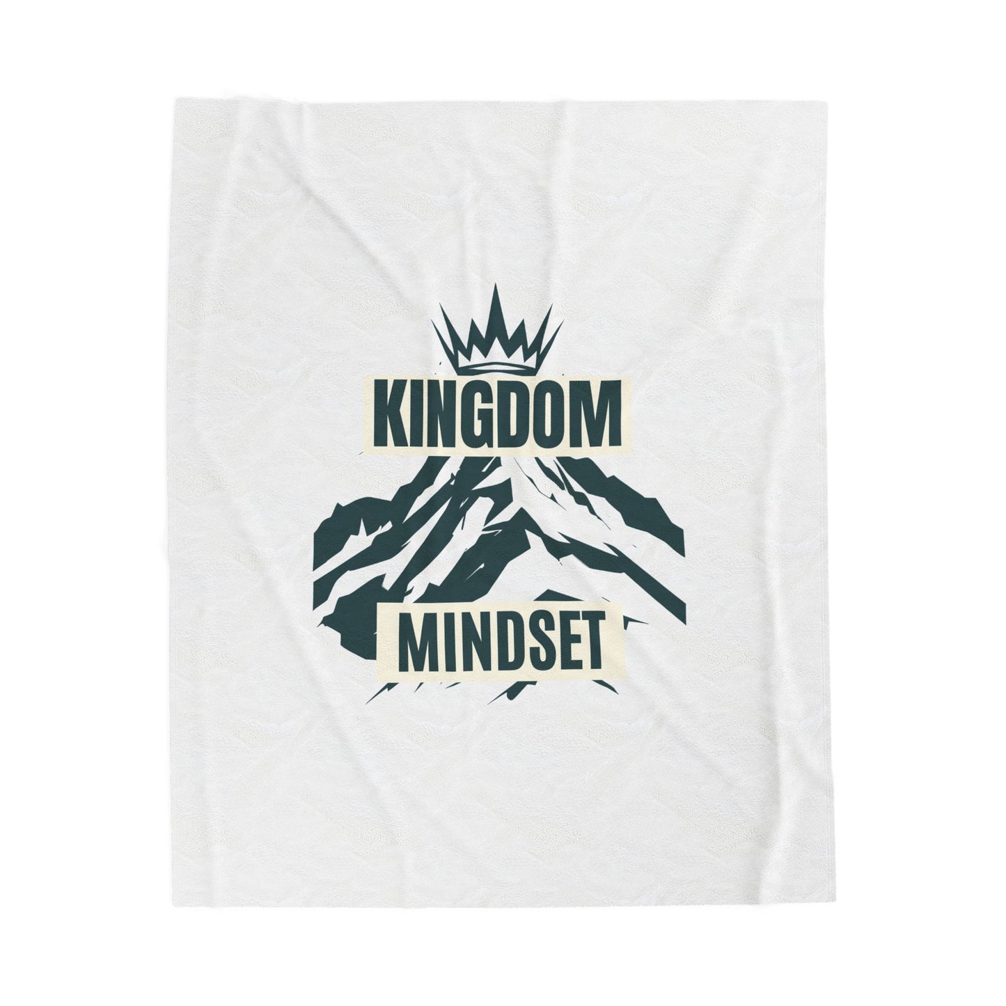 Kingdom Mindset Velveteen Plush Blanket – Ultra-Soft, Warm & Durable for Home & Gifts