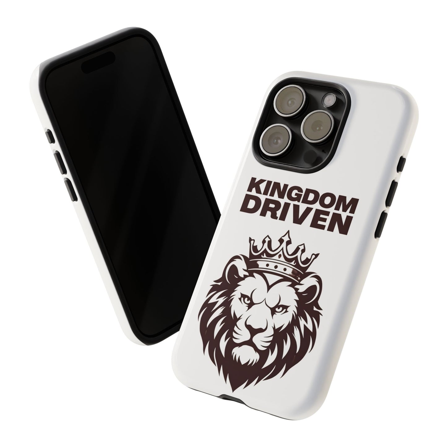 Kingdom Driven Phone Case - Lion Crown Design for iPhone 12 to iPhone 16