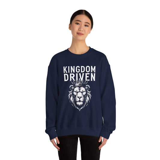 Kingdom Driven Crewneck Sweatshirt – Soft Fleece, Casual Comfort, Everyday Streetwear
