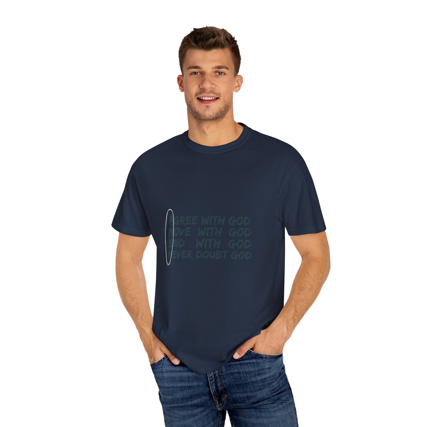 A.M.E.N. Unisex Garment-Dyed T-Shirt – Soft, Durable & Comfortable Everyday Wear