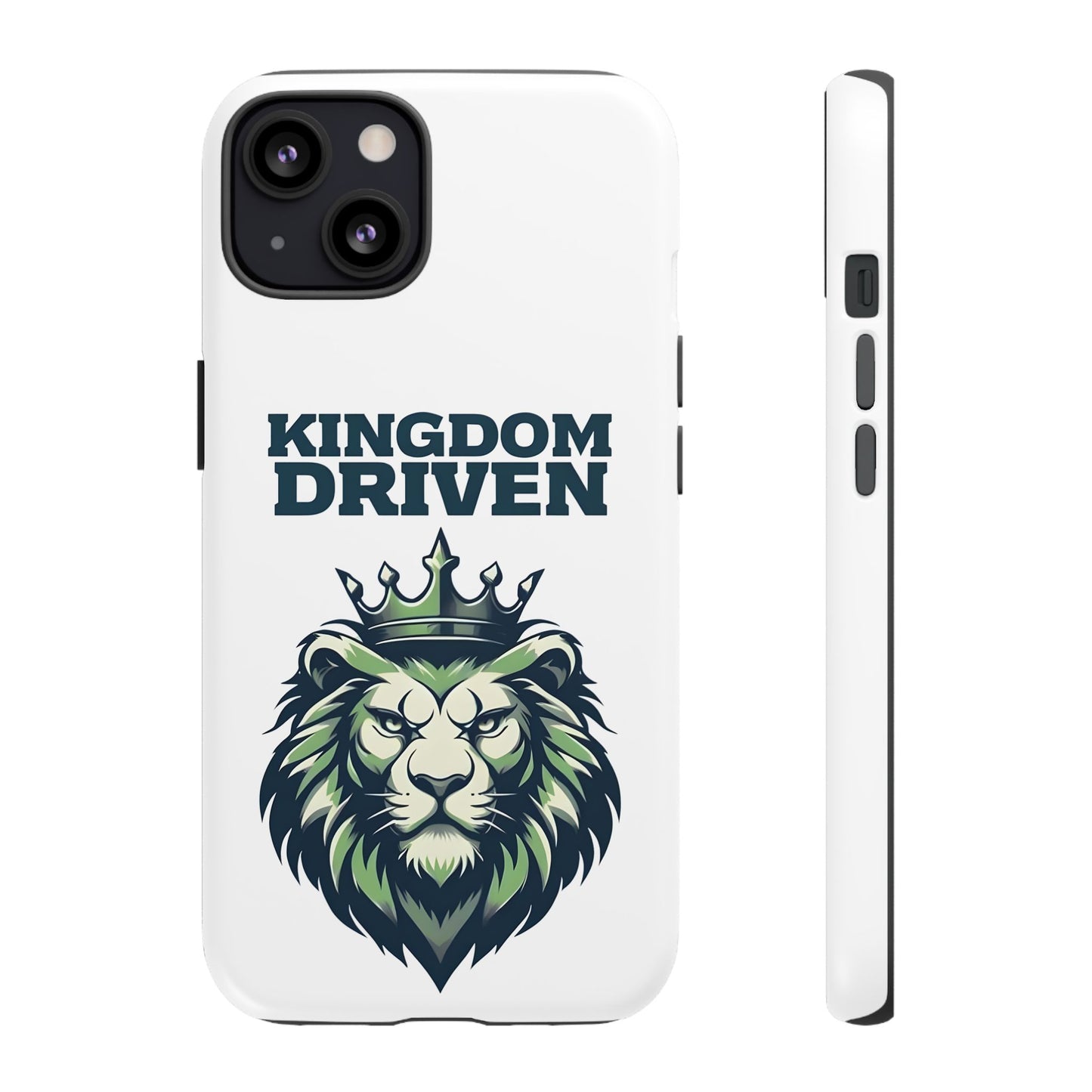 Kingdom Driven Phone Case - Lion Crown Design for iPhone 12 to iPhone 16