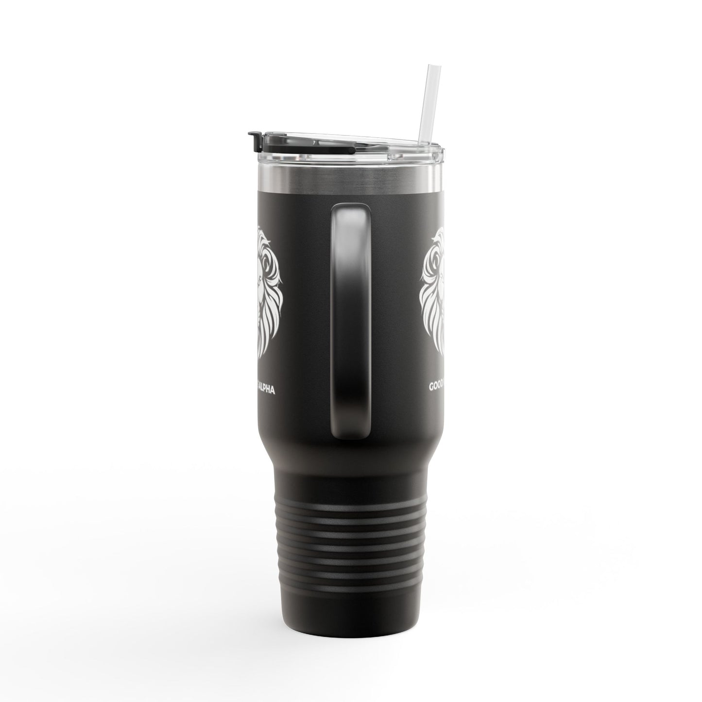 Good Vibes Alpha Insulated Travel Mug – 40oz Stainless Steel, Leak-Proof & Double-Wall Insulated