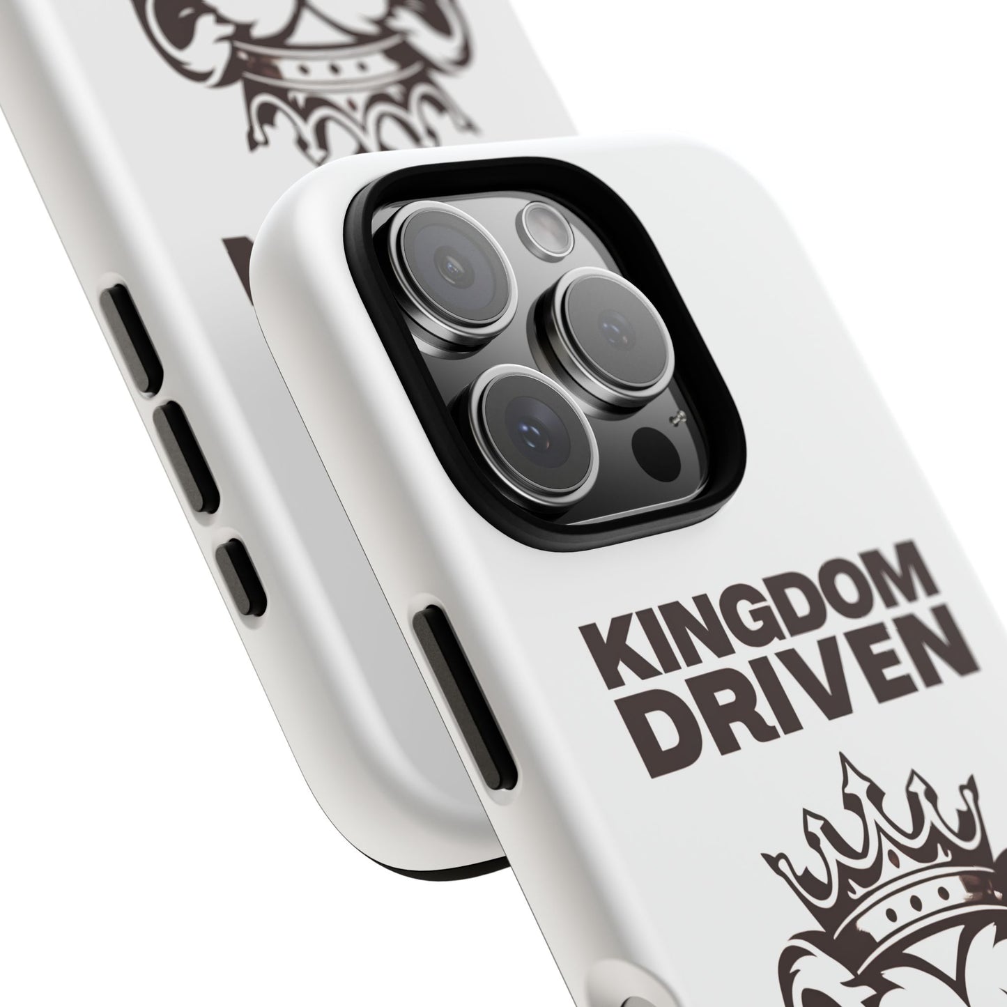 Kingdom Driven Phone Case - Lion Crown Design for iPhone 12 to iPhone 16