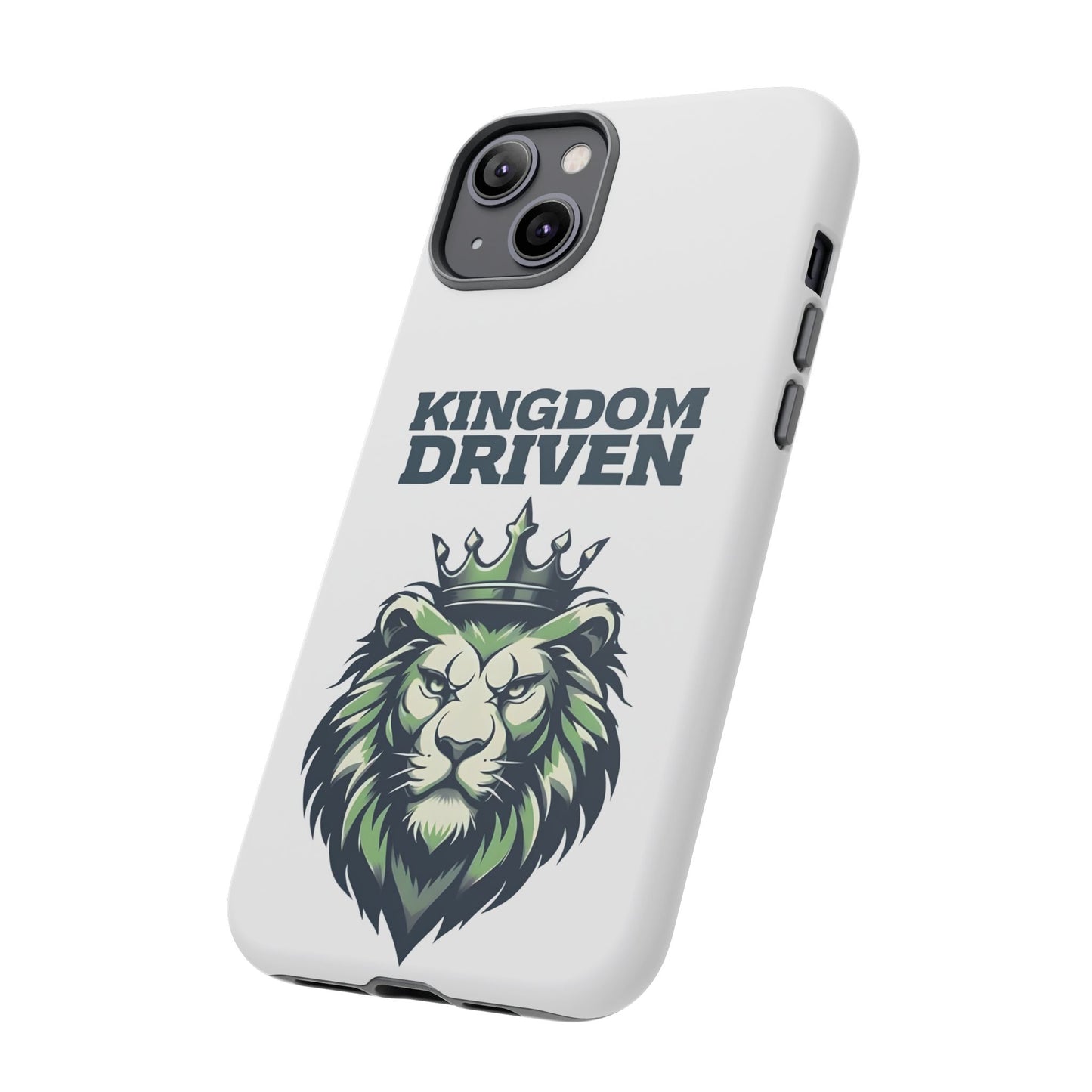 Kingdom Driven Phone Case - Lion Crown Design for iPhone 12 to iPhone 16