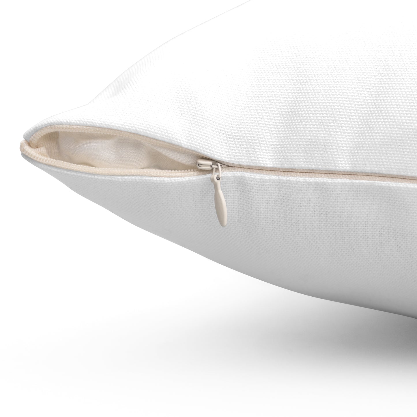 Faith over Fear Soft & Durable Square Pillow – Plush Polyester Cushion for Home & Office Decor