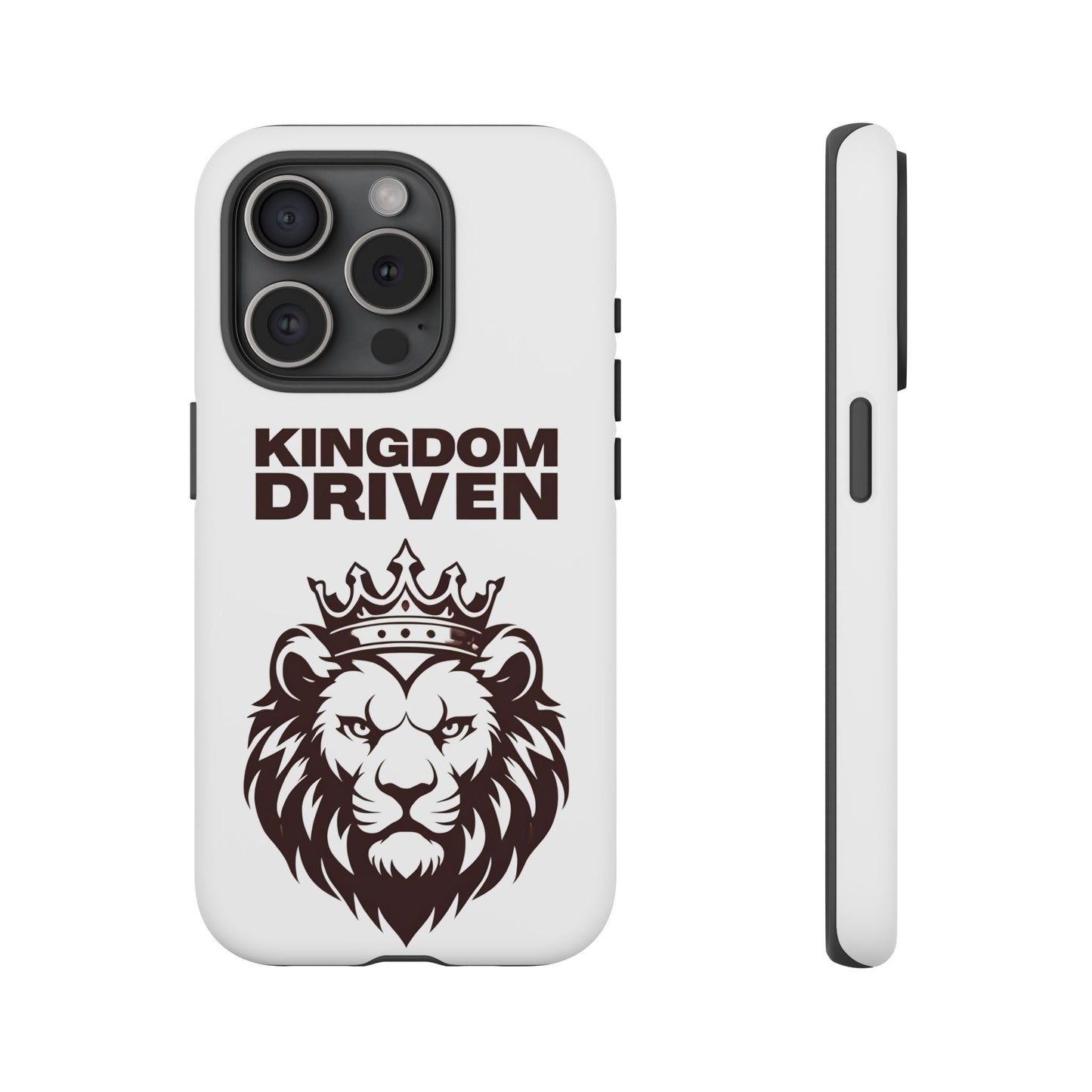Kingdom Driven Phone Case - Lion Crown Design for iPhone 12 to iPhone 16