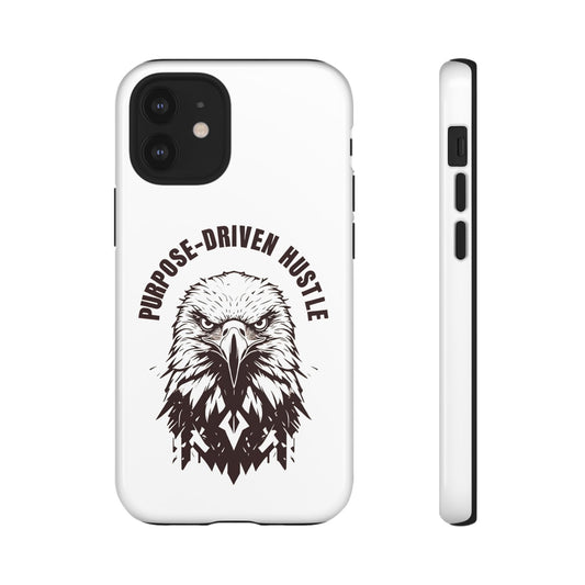 Purpose-Driven Hustle Phone Case - Eagle Design for iPhone 12 to iPhone 16