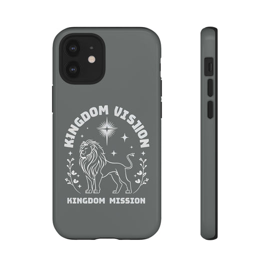 Kingdom Vision Phone Case - Inspirational Lion Design for iPhone 12 to iPhone 16