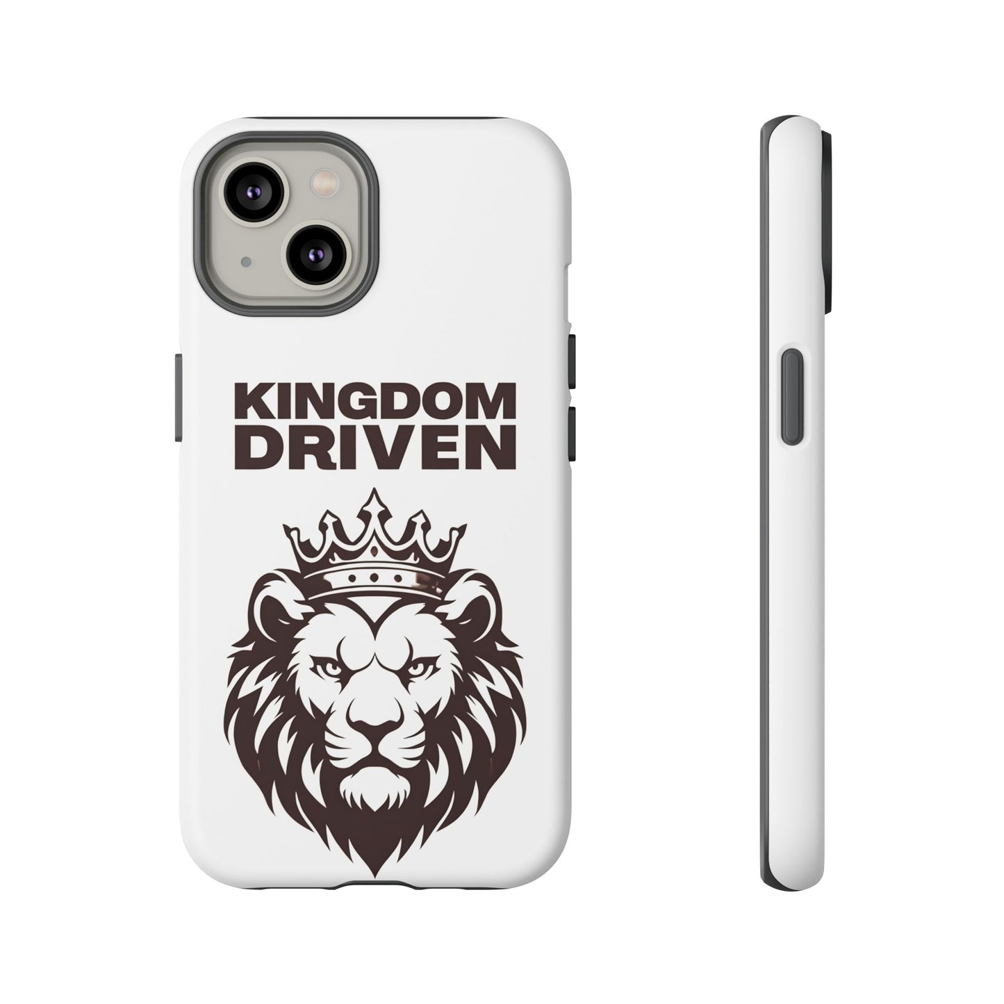 Kingdom Driven Phone Case - Lion Crown Design for iPhone 12 to iPhone 16
