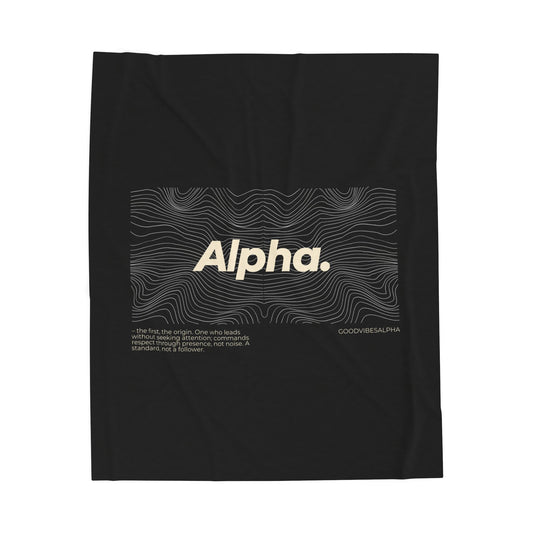 Alpha Waves Plush Blanket (IOB) | Cozy Home Decor, Relaxation Blanket